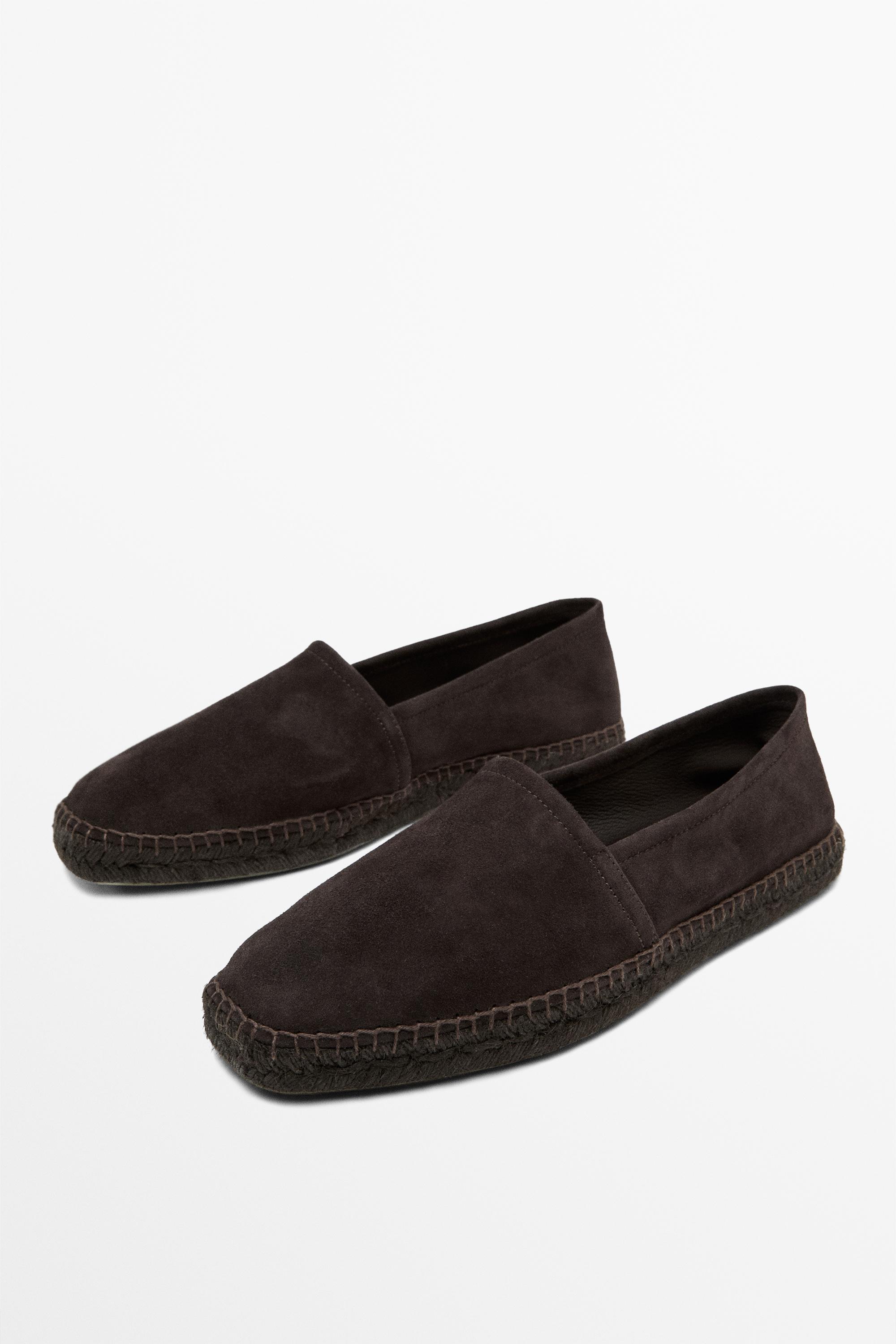 Leather espadrilles